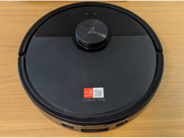 Teardown of Roborock Q7 TF+ robot, Overview top view: step 1, image 3 of 3