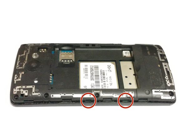 LG Risio Front Camera Replacement: step 5, image 3 of 3