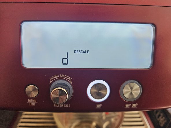 How to Descale a Breville Barista Pro BES878-RVC: crwdns2935265:08crwdnd2935265:02crwdnd2935265:02crwdne2935265:0