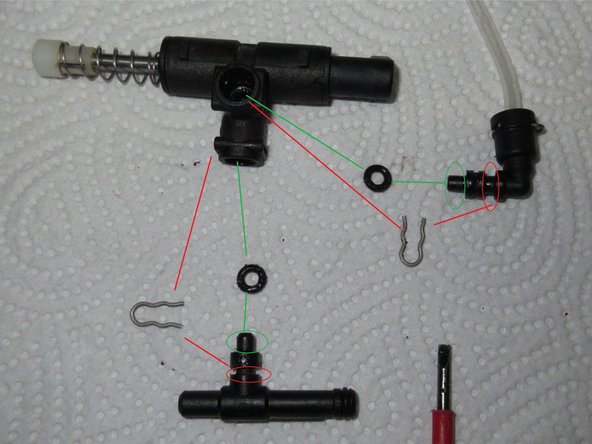Jura Drainageventil zerlegen, Anleitung 2: crwdns2935265:06crwdnd2935265:03crwdnd2935265:03crwdne2935265:0