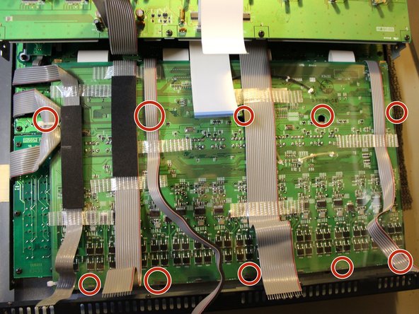 Yamaha DM1000 Faders Replacement, Removing the circuit board: crwdns2935265:07crwdnd2935265:03crwdnd2935265:03crwdne2935265:0