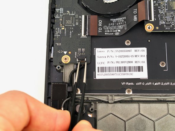 Lenovo Yoga 900-13ISK Right Daughterboard Replacement, Right Daughterboard: crwdns2935265:05crwdnd2935265:03crwdnd2935265:03crwdne2935265:0