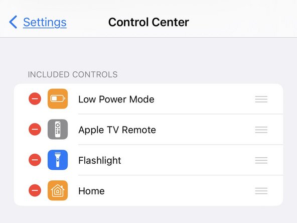 How to enable charging past 90%, Add Low Power Mode to Control Center: step 3, image 2 of 2