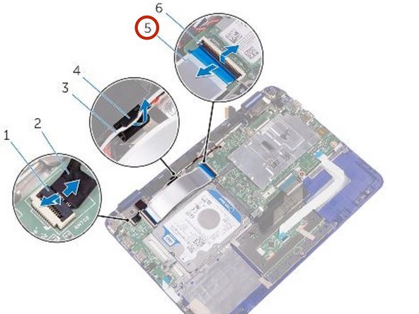 Dell Inspiron 11 3169 Display Assembly Replacement, Open the Latch: crwdns2935265:05crwdnd2935265:03crwdnd2935265:03crwdne2935265:0