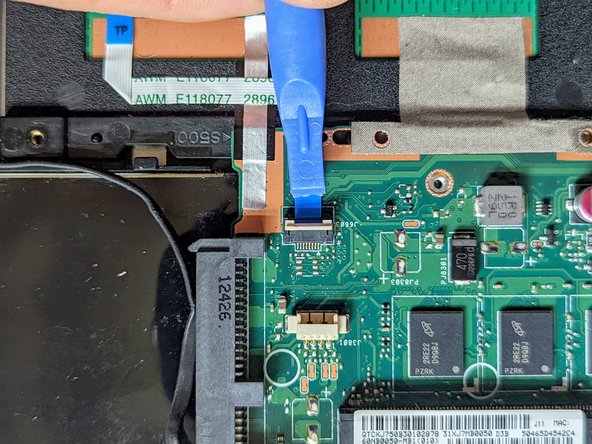 ASUS VivoBook S400C Motherboard Replacement, Disconnect the Trackpad: crwdns2935265:033crwdnd2935265:03crwdnd2935265:03crwdne2935265:0