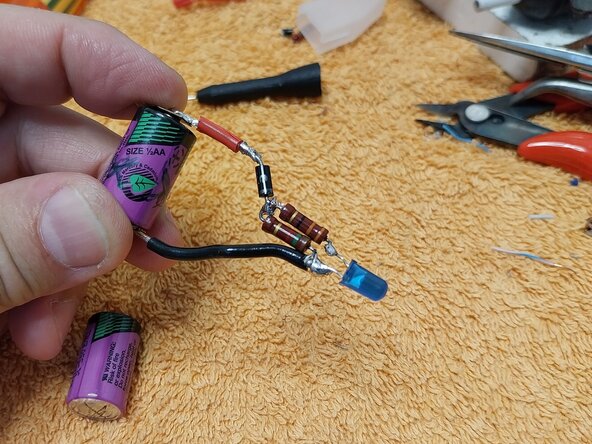 DIY 3.6V 1/2 AA Battery Tester: step 6, image 1 of 3