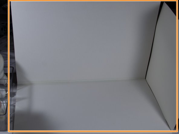 Basic - How to setup a photo studio to take better photos, Making a backdrop: step 8, image 2 of 3
