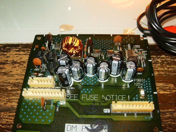 Repairing Mitsubishi WS-65511 Blinking green light fuse replacement: crwdns2935265:05crwdnd2935265:03crwdnd2935265:03crwdne2935265:0