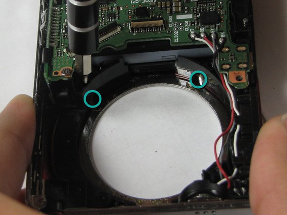 Sanyo VPC-X1200 Main Board Replacement, Flash Lens: crwdns2935265:010crwdnd2935265:03crwdnd2935265:03crwdne2935265:0