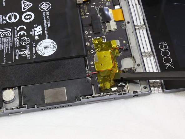 Lenovo Yoga Book X90F Speakers Replacement, Right and Left Speakers: crwdns2935265:06crwdnd2935265:02crwdnd2935265:03crwdne2935265:0