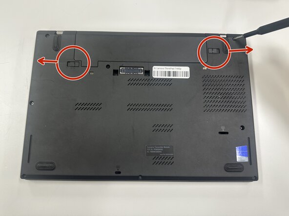 Lenovo ThinkPad T460p RAM Replacement, Battery: step 1, image 1 of 3