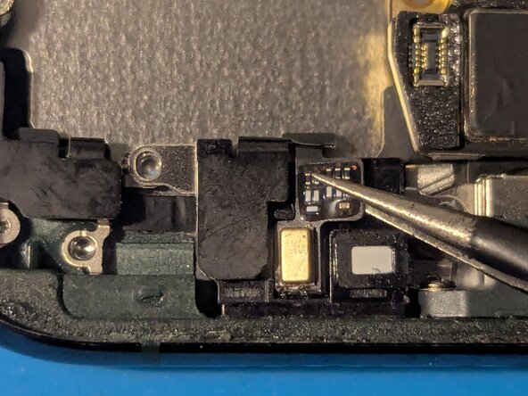 iPhone 11 Pro Max Lightning Connector Assembly Replacement, Dismount the barometric sensor and microphone: step 44, image 1 of 3
