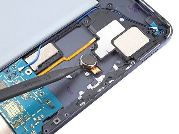 Samsung Galaxy Tab S7 Plus Vibrator Replacement, Remove the vibrator: crwdns2935265:026crwdnd2935265:02crwdnd2935265:03crwdne2935265:0