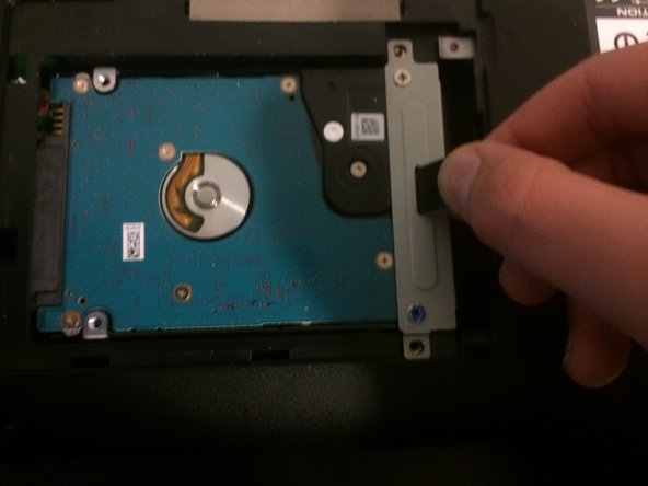Toshiba Satellite S75D-A7346 Hard Drive Replacement, Taking Out The HDD: step 3, image 2 of 2