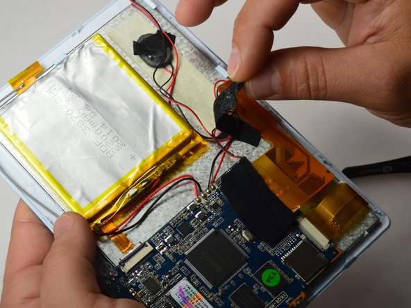 Chromo Inc. T2 Internal Speaker Replacement, Removing the Tape: step 3, image 1 of 3