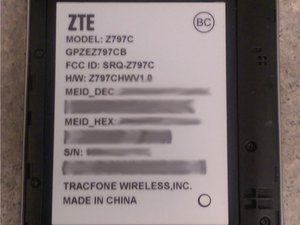 Zte store model z797c