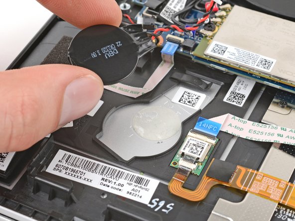 HP EliteBook 845 G9 RTC Battery Replacement, Remove the RTC battery: crwdns2935265:012crwdnd2935265:03crwdnd2935265:03crwdne2935265:0