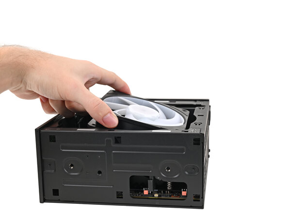 Framework Desktop DIY Edition Quick Start Guide, Insert the CPU fan: crwdns2935265:013crwdnd2935265:02crwdnd2935265:03crwdne2935265:0