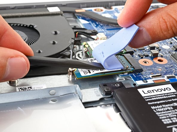 Lenovo IdeaPad 3-15IIL05 SSD Replacement, Remove the thermal pad: crwdns2935265:011crwdnd2935265:02crwdnd2935265:03crwdne2935265:0