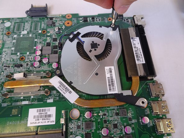 HP 15-f009wm Cooling System Replacement, Cooling System: crwdns2935265:024crwdnd2935265:02crwdnd2935265:03crwdne2935265:0