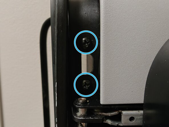 June Oven Overheating Screen Fix, Remove screws attaching the hinge.: step 6, image 1 of 1
