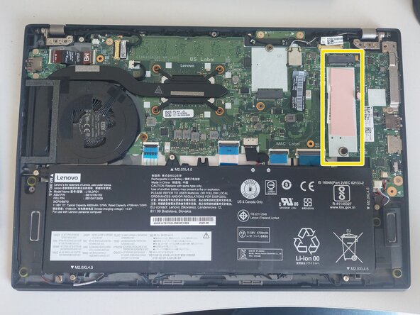 Lenovo ThinkPad T14s Gen 1 Thermal Paste Replacement, Opening the back panel.: crwdns2935265:01crwdnd2935265:03crwdnd2935265:03crwdne2935265:0