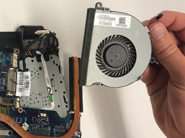 HP 15-ac121dx Fan Replacement: step 10, image 2 of 2