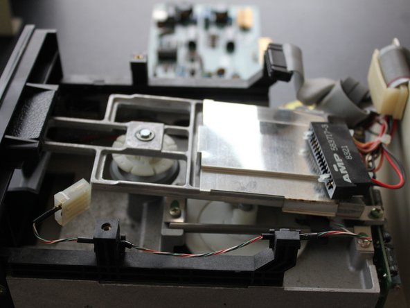Apple Disk II Floppy Disk Subsystem Teardown and Optical Drive Conversion, View of the remaining part and removed board: step 8, image 1 of 2