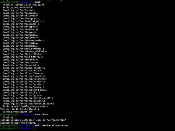 Replacing Duet 2 WiFi with Fysetc Spider v2.2, Flash Linux CPU 2: crwdns2935265:012crwdnd2935265:02crwdnd2935265:03crwdne2935265:0
