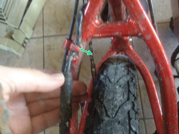 Mate S electric foldable bike controller Replacement, release the electric motor cable: step 5, image 3 of 3