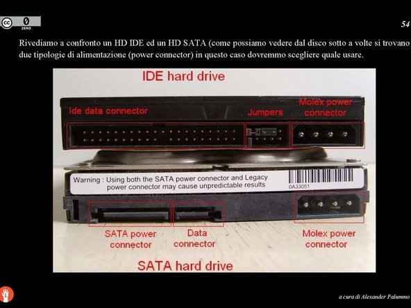 TRASHWARE, Assemblaggio IDE/SATA 1: passo 20, immagine 3 di 3