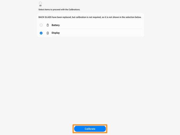 How to Calibrate an Optical Fingerprint Sensor, Select the procedure: crwdns2935265:07crwdnd2935265:02crwdnd2935265:03crwdne2935265:0