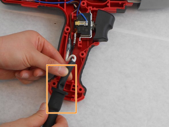 Milwaukee Impact Wrench 9070-20 Power Cord Replacement: step 3, image 2 of 2