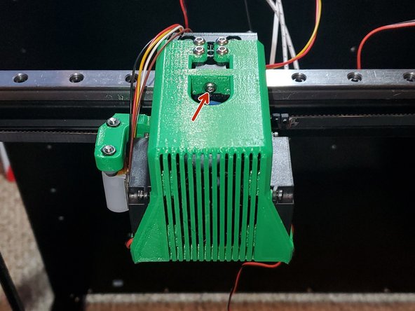 7. X Carriage Assembly, Block Shield: crwdns2935265:05crwdnd2935265:03crwdnd2935265:03crwdne2935265:0