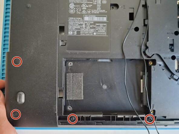 HP ProBook 470 G0 thermal paste Replacement, Screw removal part 2: step 8, image 1 of 3