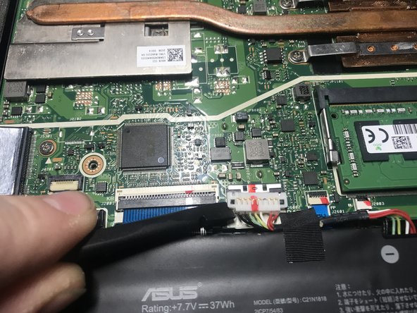 Asus VivoBook 14" F412DA Battery Replacement, Disconnect the battery: crwdns2935265:04crwdnd2935265:02crwdnd2935265:03crwdne2935265:0