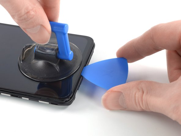 Xiaomi Redmi Note 10S Screen Replacement, Insert an opening pick: crwdns2935265:030crwdnd2935265:03crwdnd2935265:03crwdne2935265:0