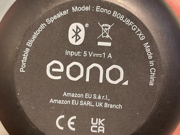 EONO B08J8J8FGTX9 Bluetooth Speaker Button Replacement (Won't switch on), Problem description: crwdns2935265:01crwdnd2935265:02crwdnd2935265:02crwdne2935265:0