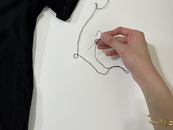 How to Shorten and Hem Sleeves on a Shirt by Hand: step 6, image 1 of 1