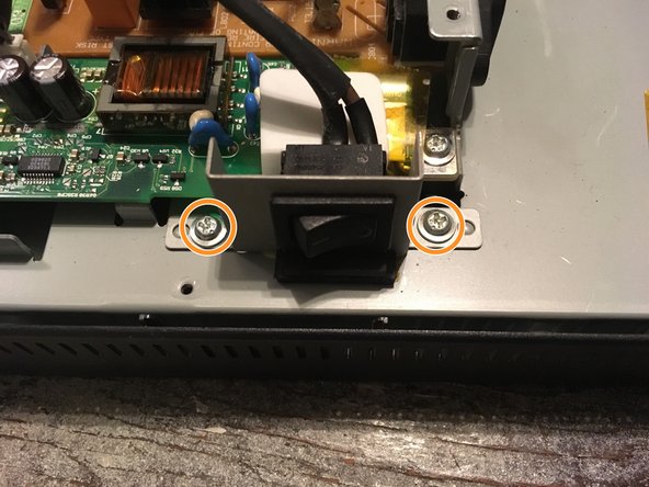 Mitsubishi Diamondpoint NXM76LCD  Display  Replacement, Remove the power switch: crwdns2935265:08crwdnd2935265:02crwdnd2935265:02crwdne2935265:0