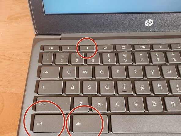 How to install Linux HP Chromebook 11 G8 EE, Enter Dev Shell: step 4, image 2 of 2