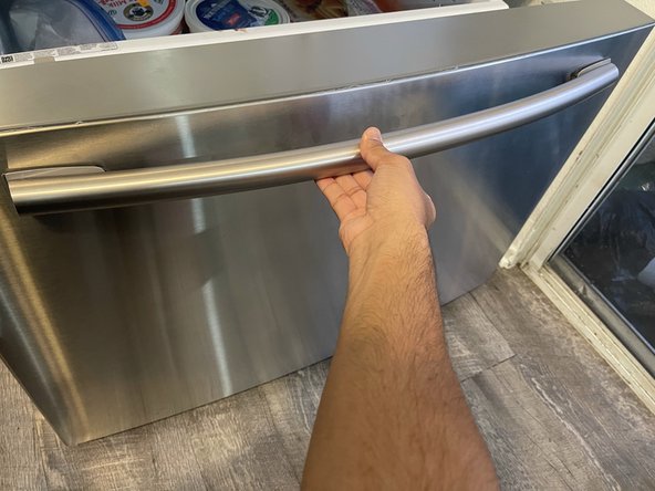 Samsung RF263BEAESR Freezer Door Handle Replacement: step 5, image 3 of 3