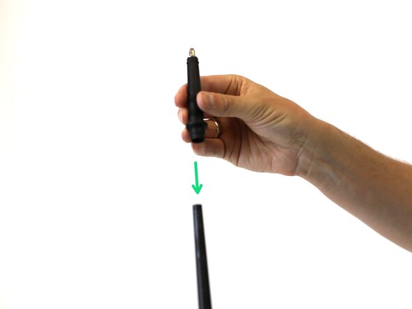 How to Replace the Tip of a Hiking Pole, Insert the new tip: crwdns2935265:04crwdnd2935265:02crwdnd2935265:03crwdne2935265:0