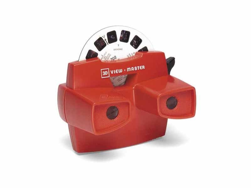 View-Master Red Classic 3D Viewer and Preview Reel, Viewfinders