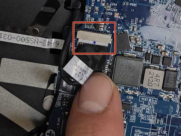 why! NS5xAU Motherboard Replacement, Motherboard 3: step 17, image 2 of 3