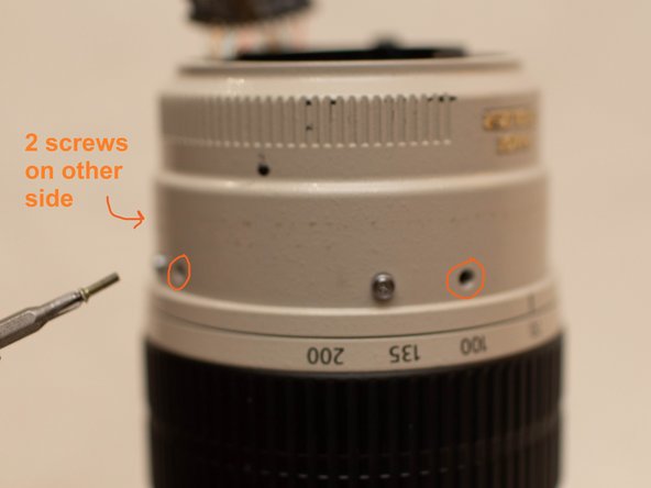 Canon EF 70-200mm f/2.8L IS USM Zooming Key Replacement, Install Fixed Barrel: crwdns2935265:020crwdnd2935265:02crwdnd2935265:02crwdne2935265:0