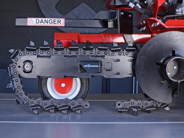 Barreto Trencher E718MTH4S 2016 Chain Roller Spacer Replacement: step 7, image 3 of 3