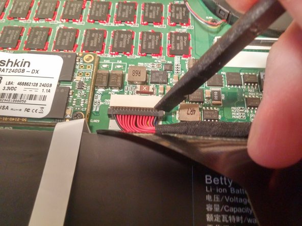 Razer Blade 14" (2013) Battery Replacement, Disconnect Battery: crwdns2935265:04crwdnd2935265:02crwdnd2935265:03crwdne2935265:0