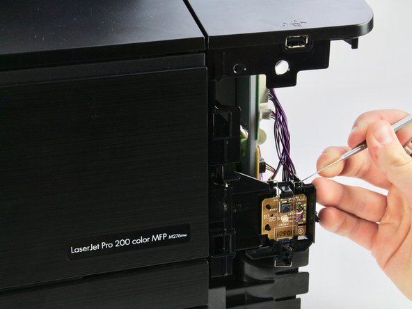 HP Laserjet Pro 200 Color MFP Power Button Replacement: step 6, image 1 of 1