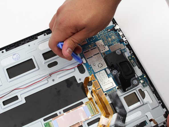 Samsung Galaxy View Motherboard Replacement, Speakers: 步骤 8 中的图像 2，3